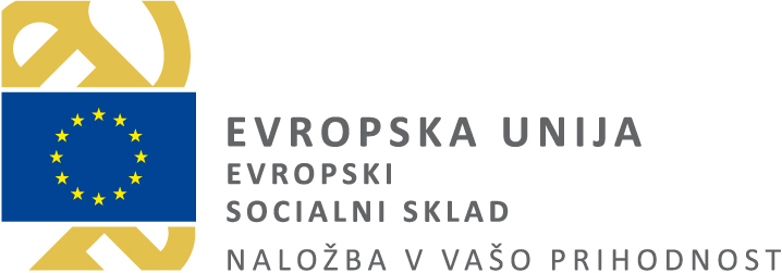 Evropska unija Evropski socialni sklad - Naložba v vašo prihodnost